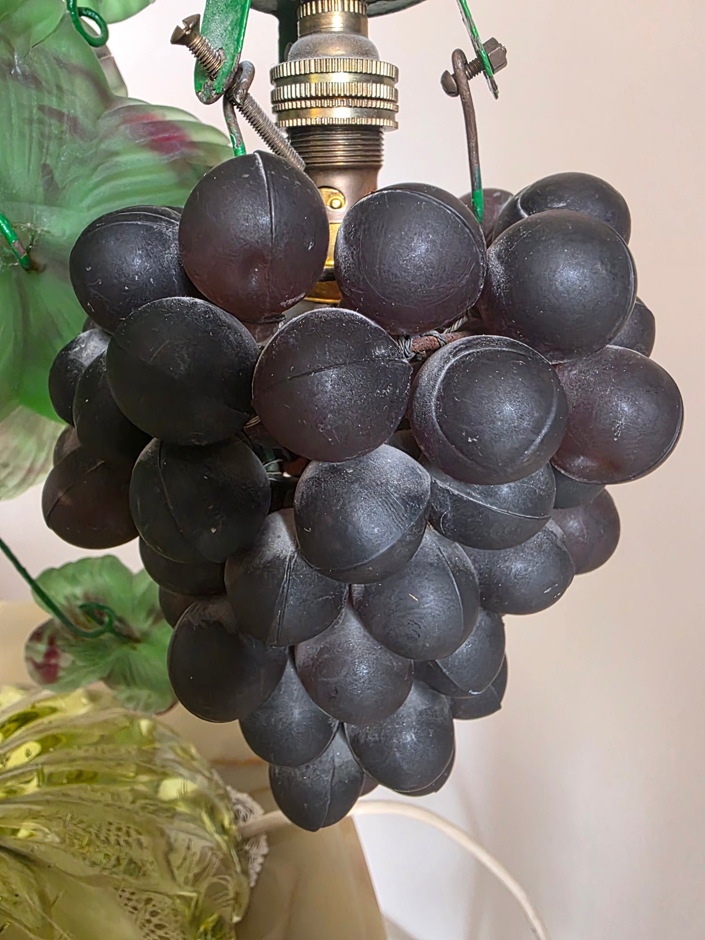 Murano Style Glass Grape Lamp – Attributed to Cesare Toso