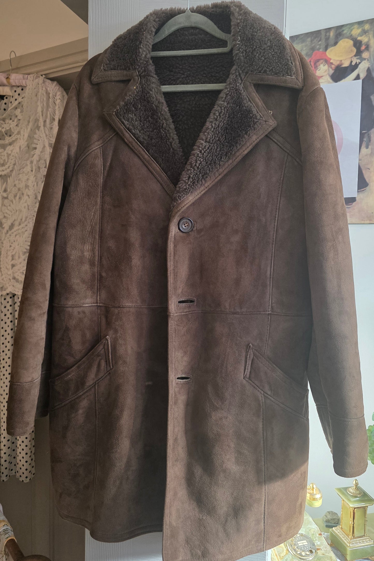 Vintage Baileys of Glastonbury Real Sheepskin Coat